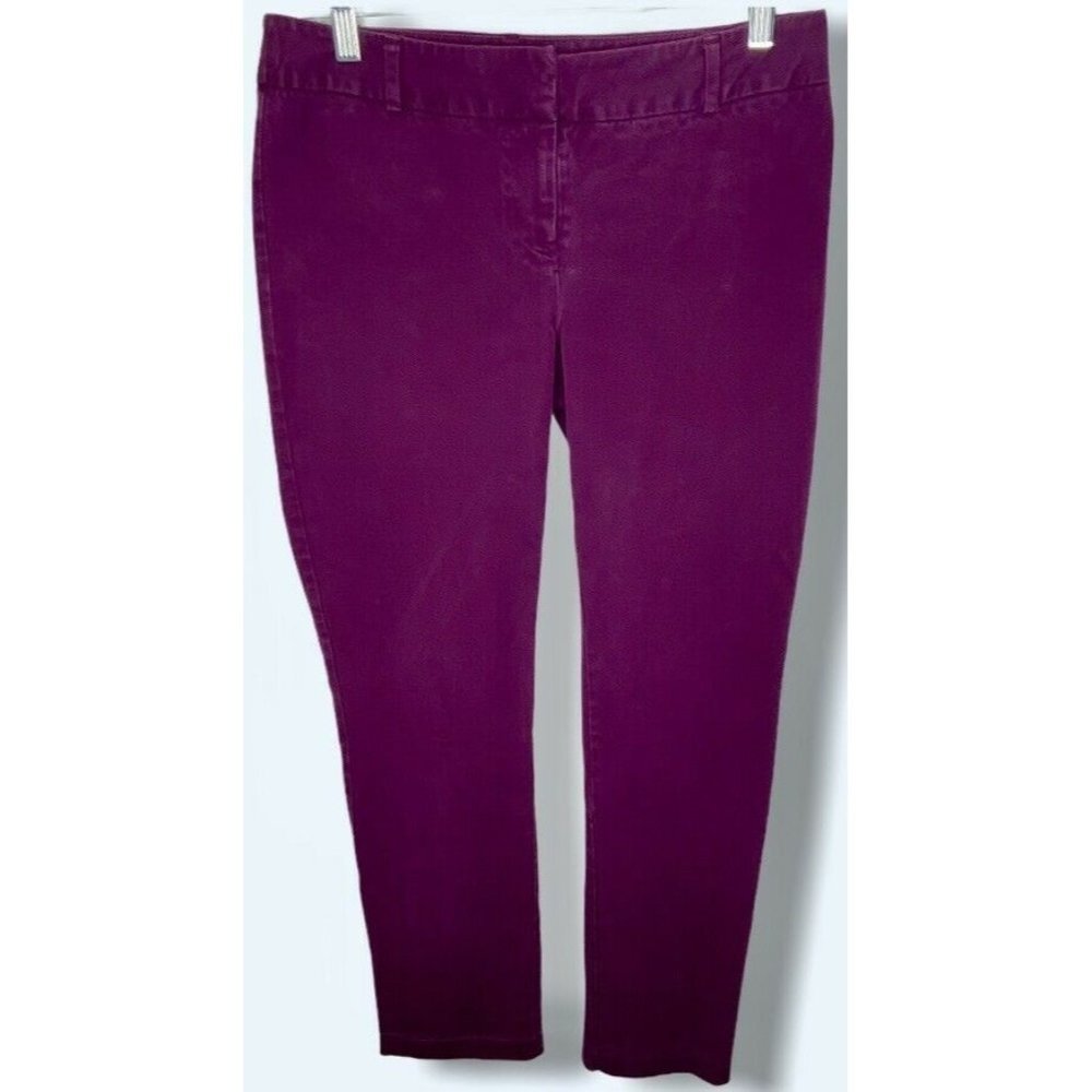Apt. 9 Women’s Jeggings 4 Purple Skinny Leg Frayed
